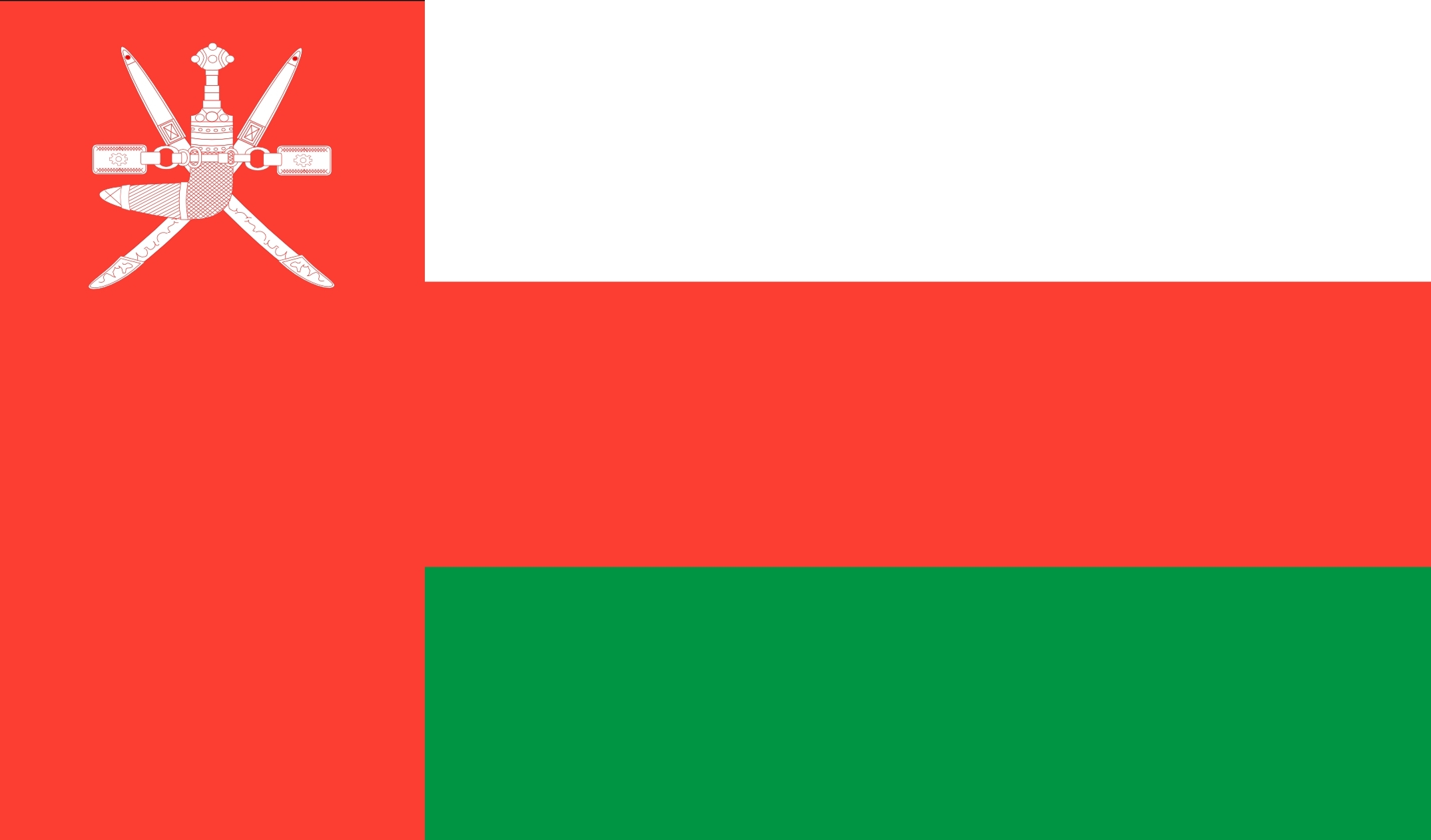 Флаг государства - Оман